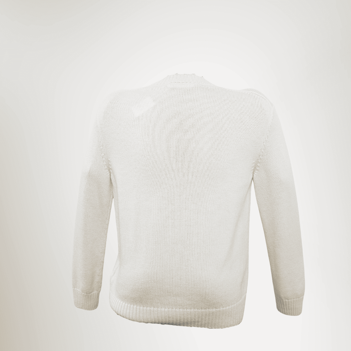Moncler White Sweater – Pre-Owned Luxury Apparel – Antonio & Co Back View