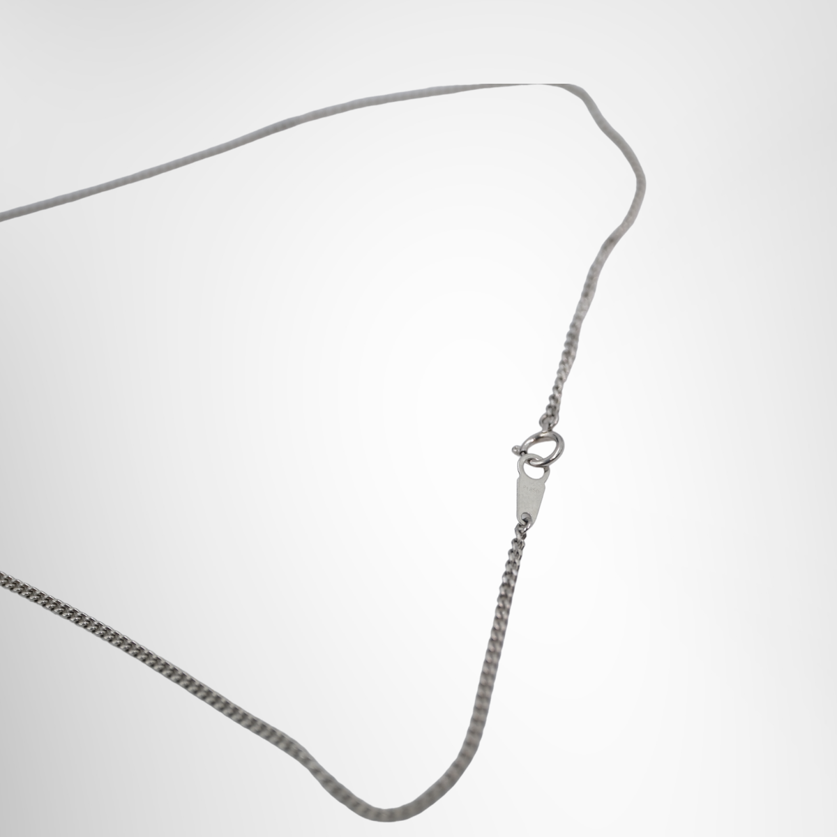 Natural Diamond Round Brilliant Cut Pt900/Pt850 Cross Necklace – Pre-Owned Luxury Brand Accessories – Antonio & Co Lock View