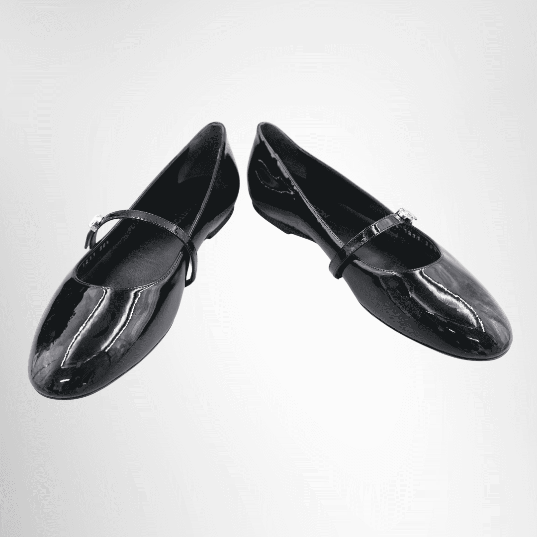 Louis Vuitton Patent Uniformes Ballerina Black