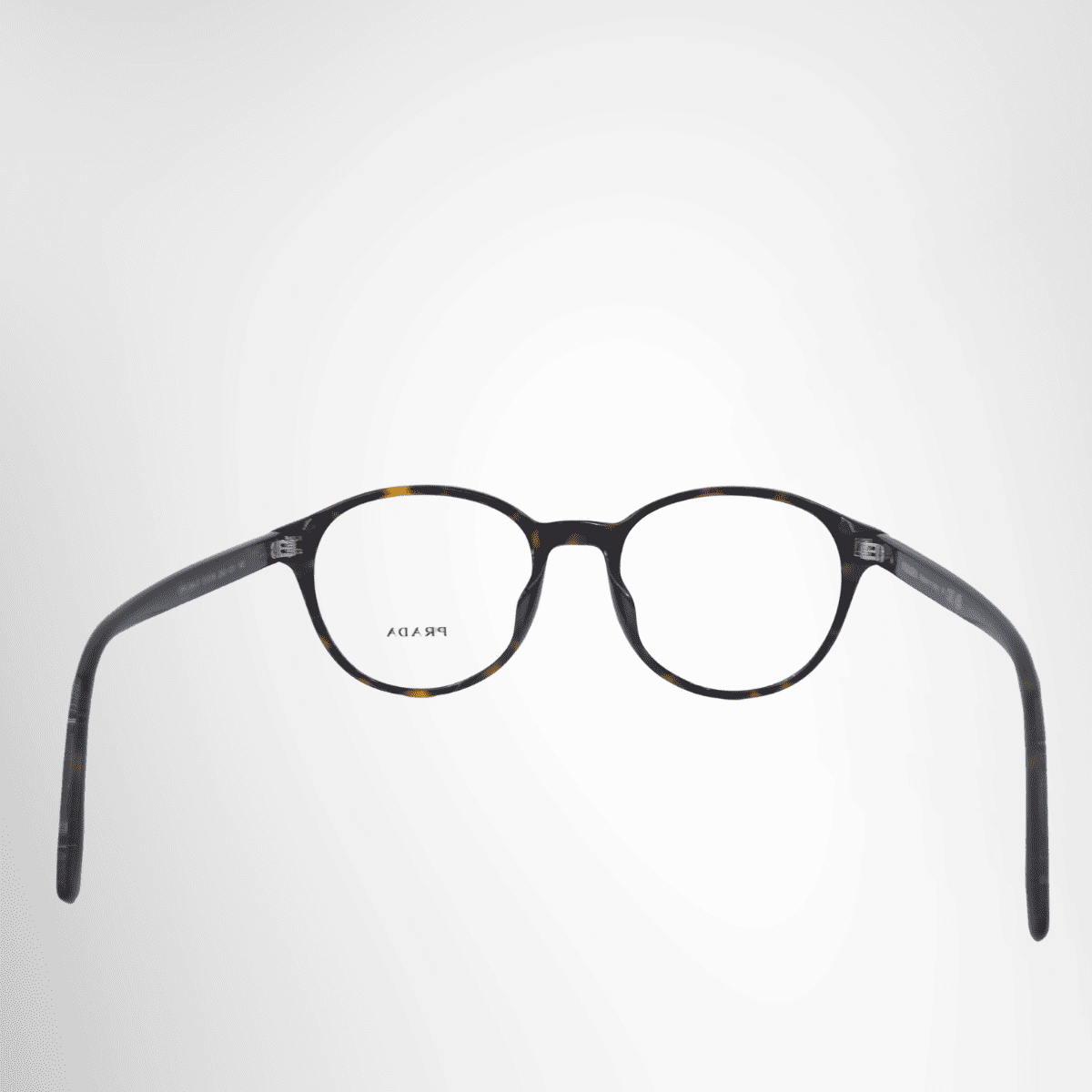 Prada Dark Havana Tortoise Prescription Glasses – Pre-Owned Luxury Brand Eyewear – Antonio & Co Back View