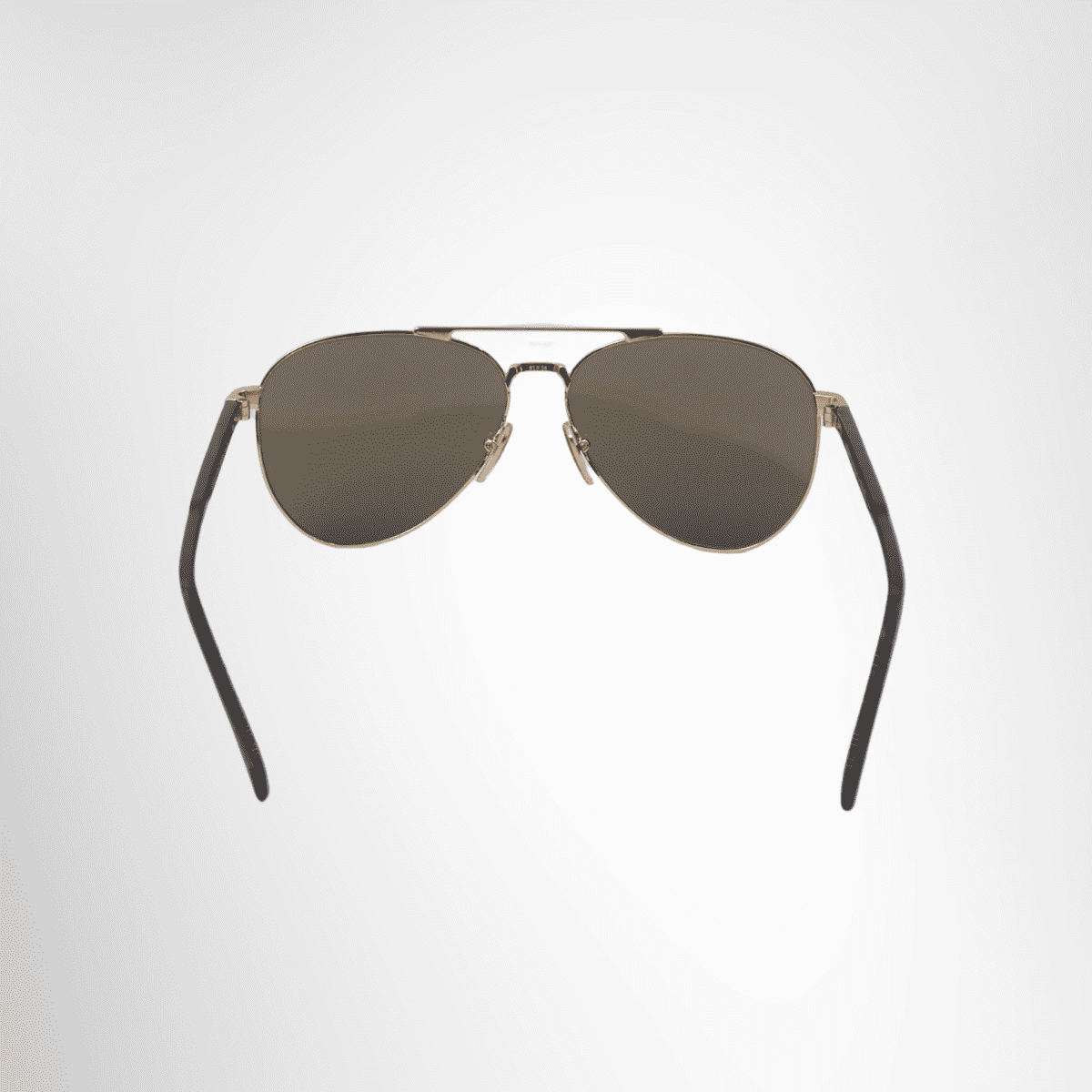Prada Gold Frame Aviator Sunglasses – Pre-Owned Luxury Brand Eyewear – Antonio & Co Back View
