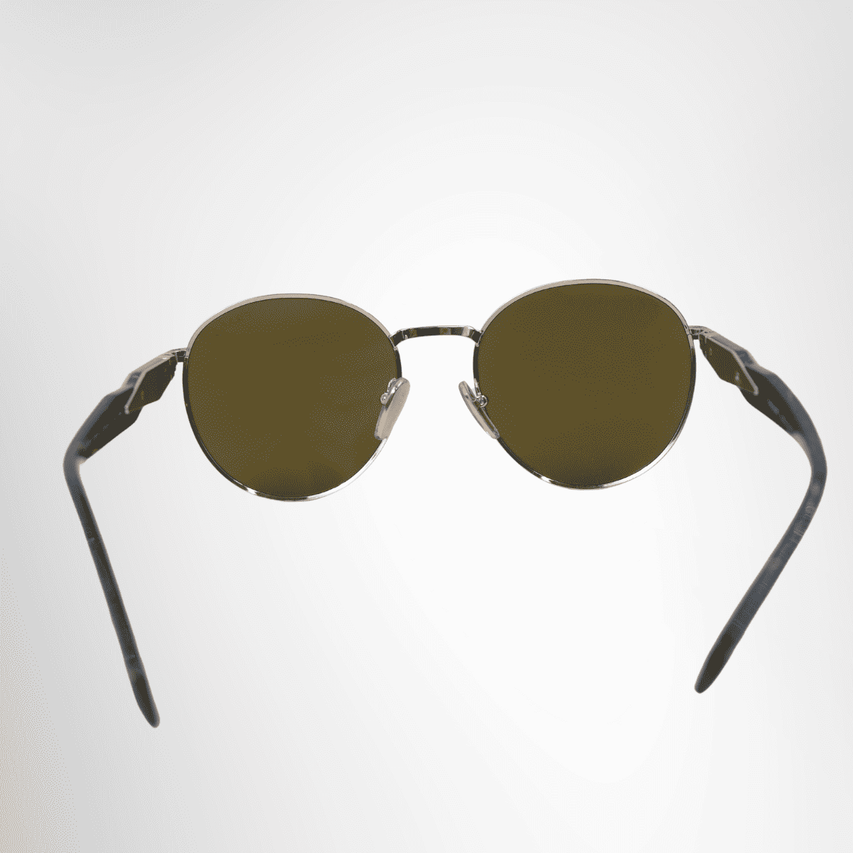 Prada Gold Metal Sunglasses – Pre-Owned Luxury Brand Sunglasses – Antonio & Co Back View