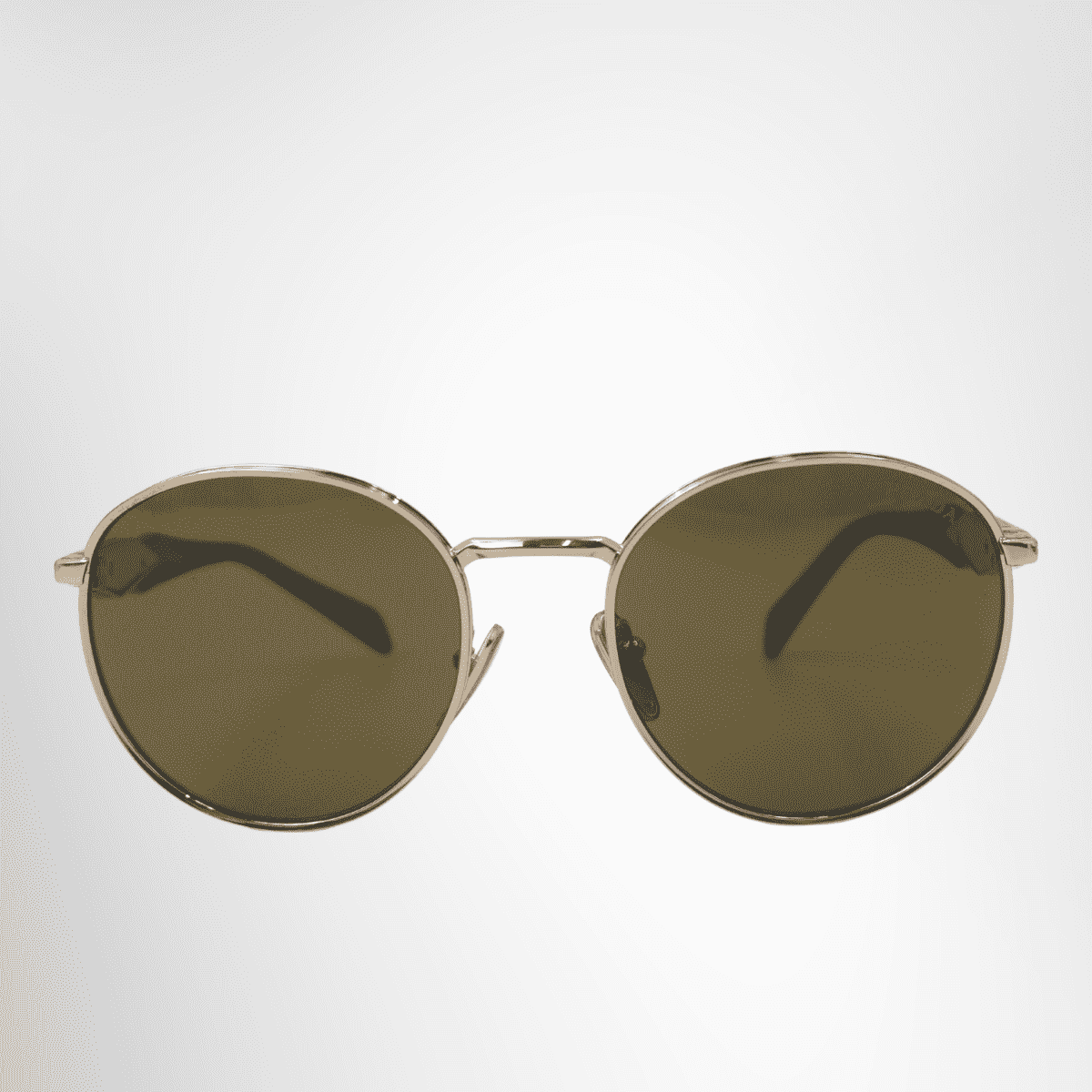 Prada Gold Metal Sunglasses – Pre-Owned Luxury Brand Sunglasses – Antonio & Co Front Page