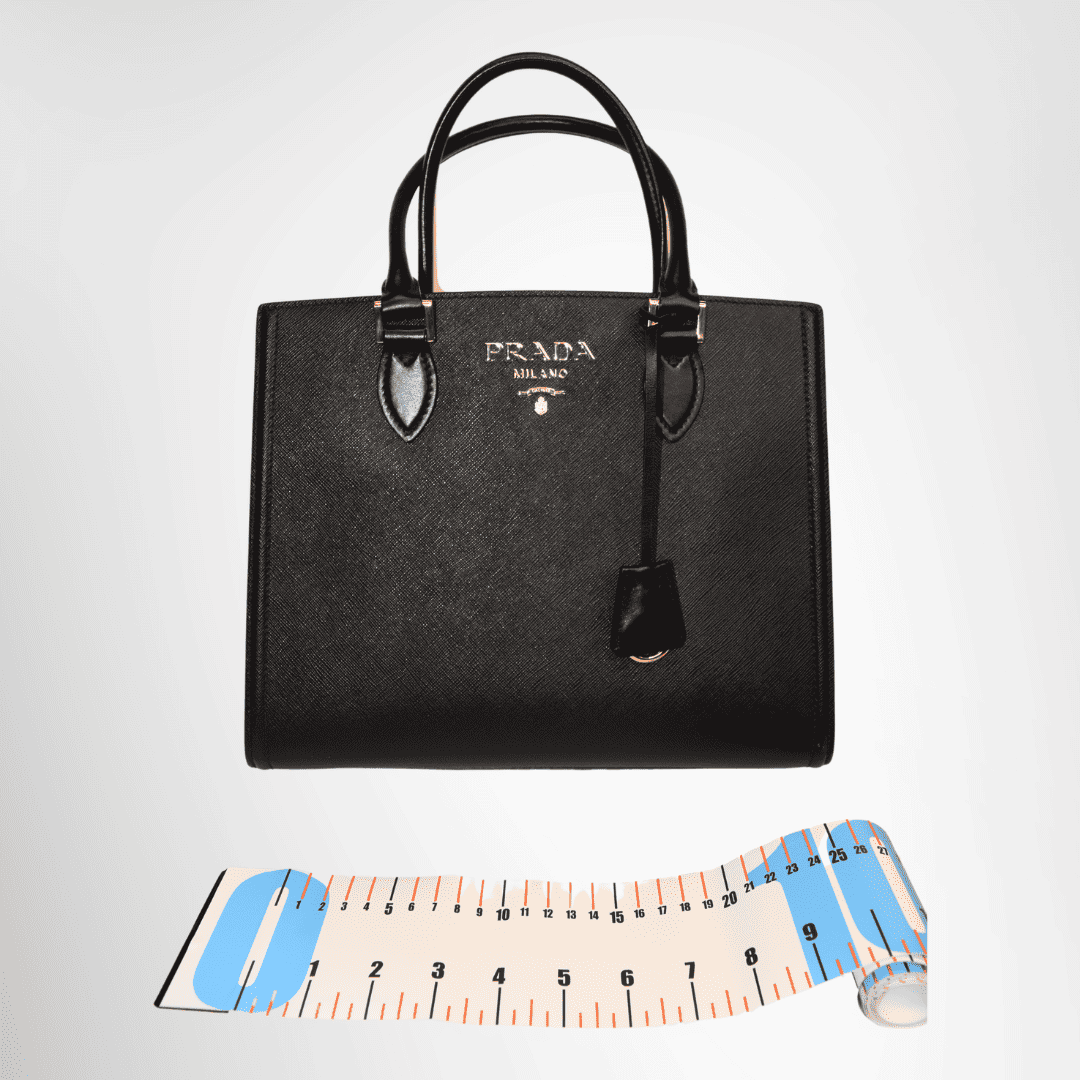 Prada Preowned Luxury Bag Safiano Tote Front View 2