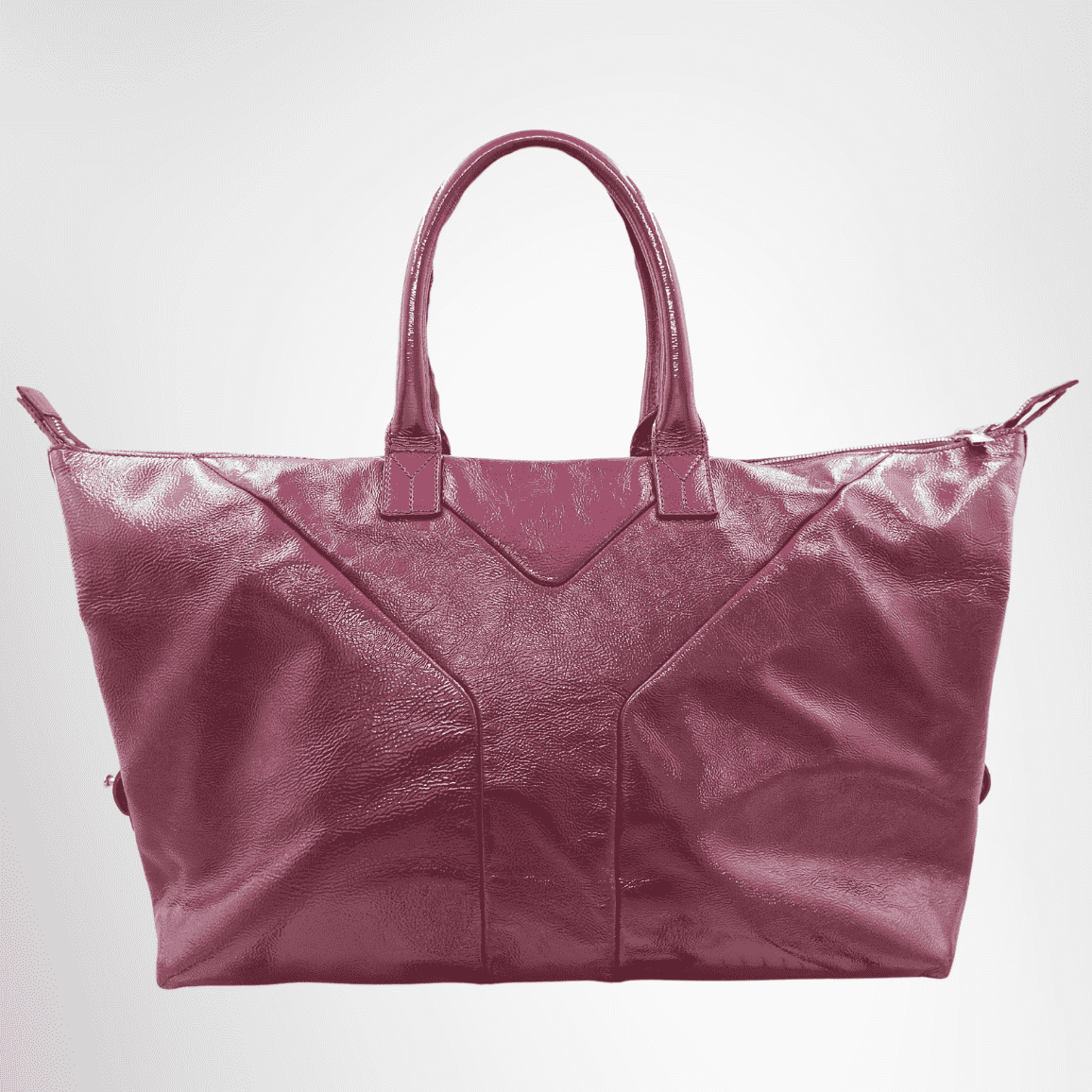 Yves Saint Laurent Easy Tote Bag in Fuchsia - Patent Leather
