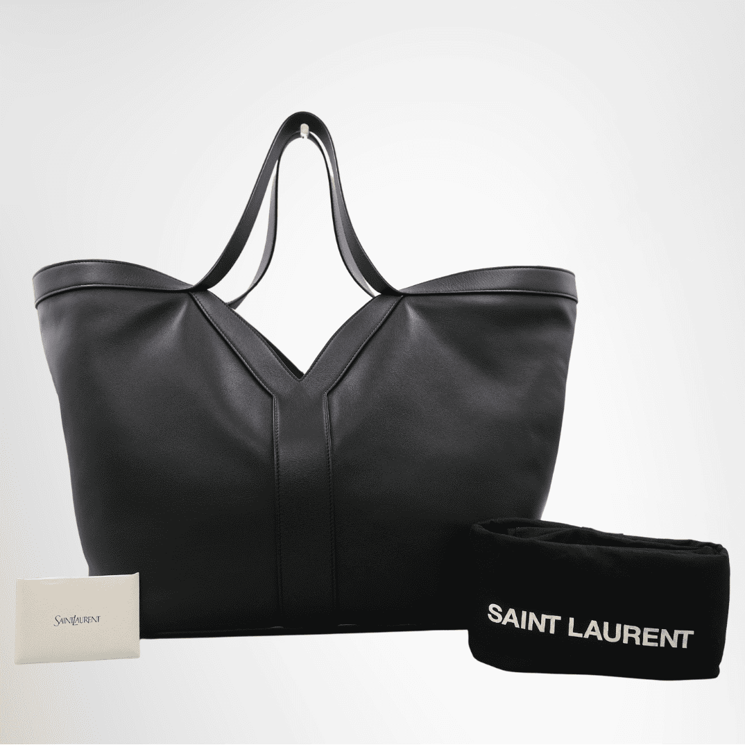Saint Laurent Y Tote – Black Leather