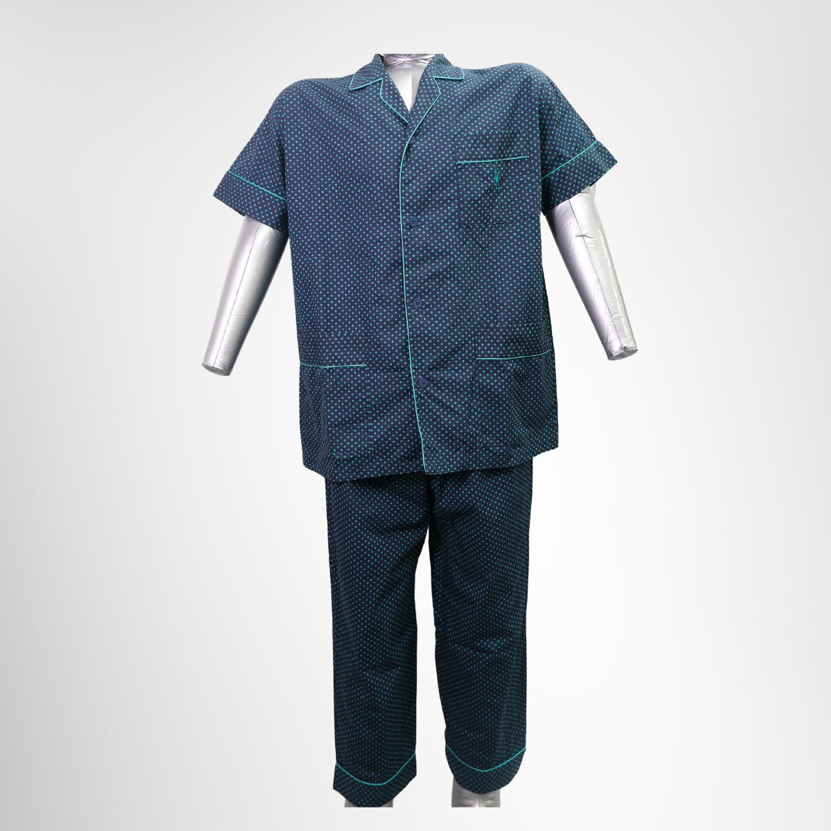 Saint Laurent YSL Logo Embroidery Pajamas – Pre-Owned Luxury Apparel – Antonio & Co – Front Page