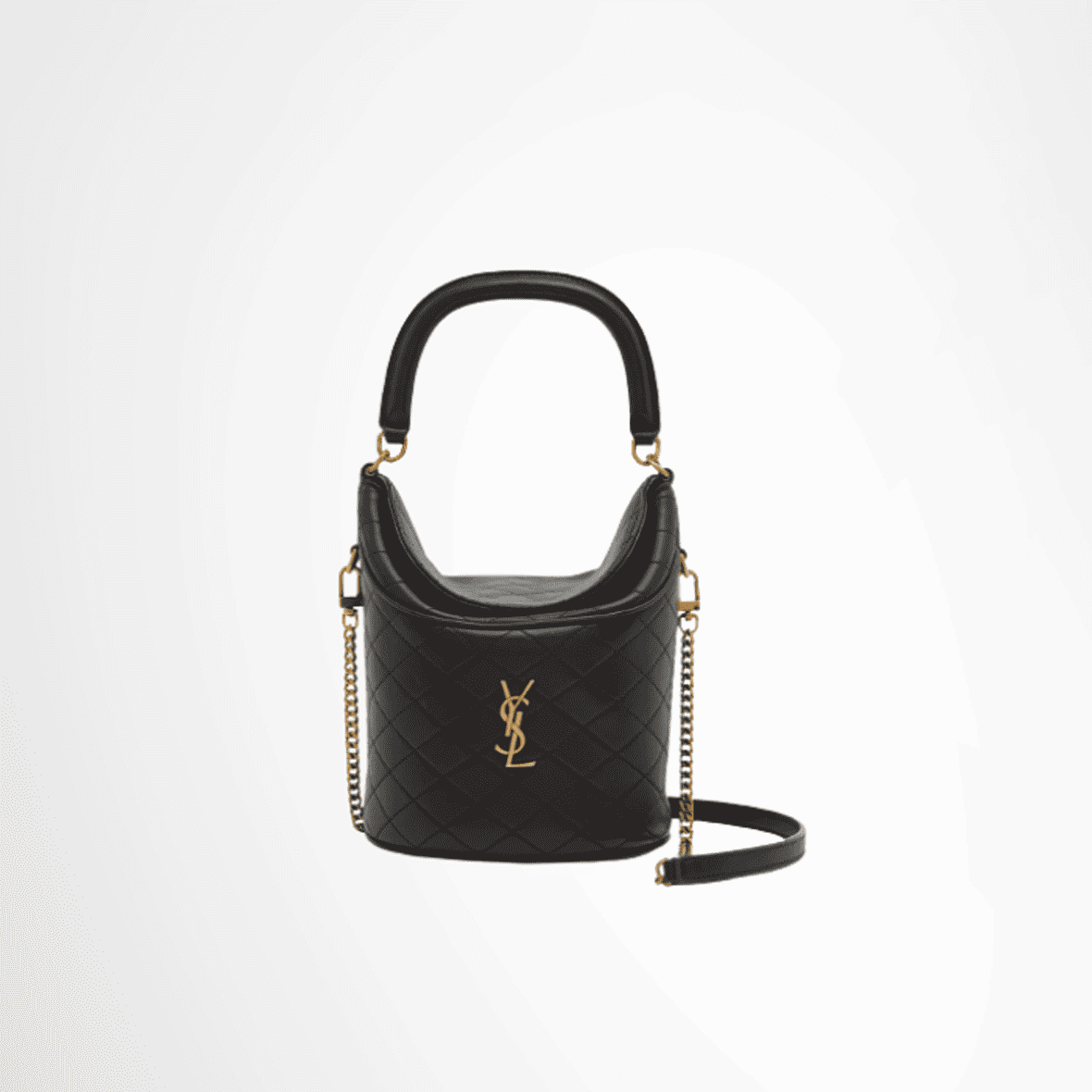 Saint Laurent Gaby Mini Bucket Bag – Black