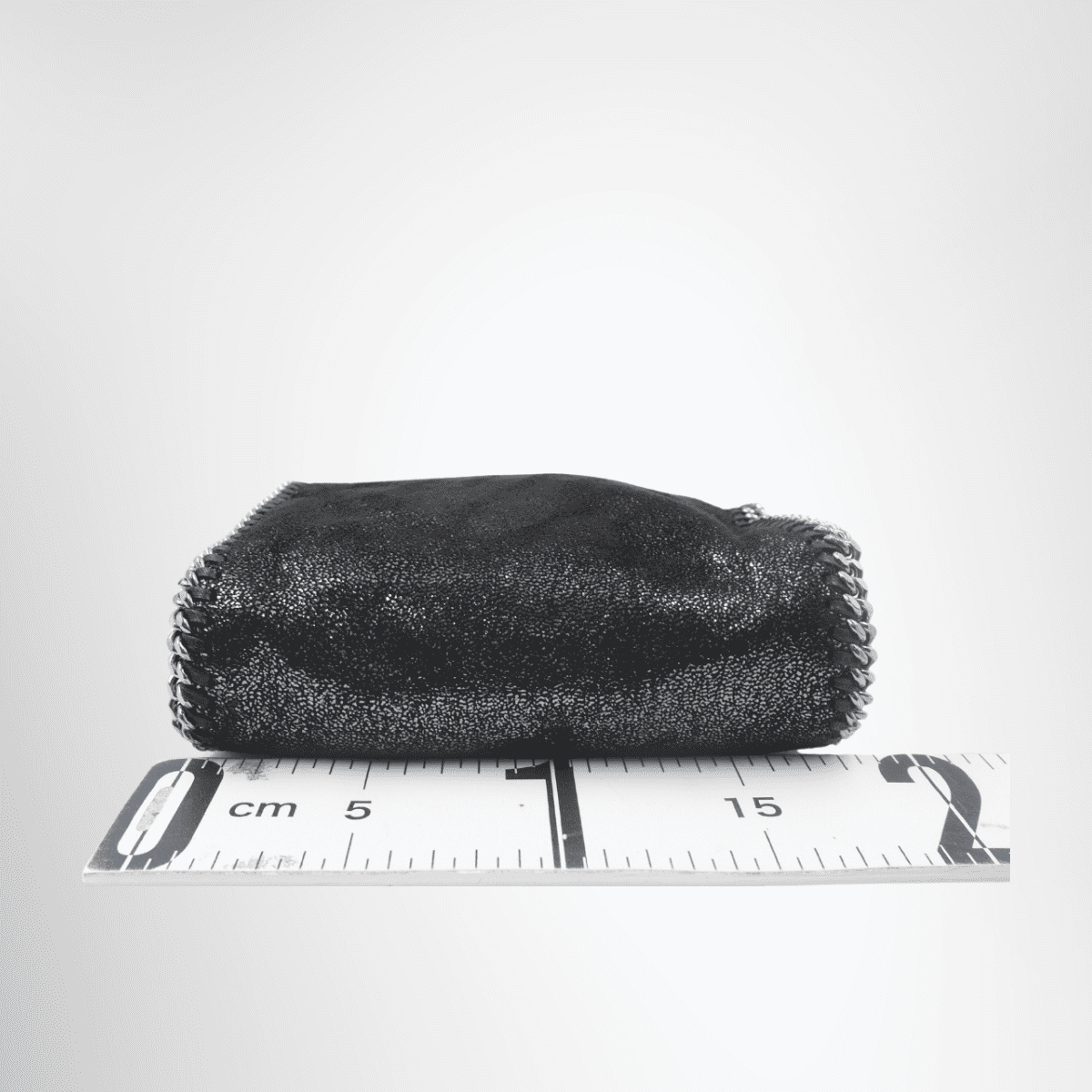 Stella McCartney Falabella Mini Metallic Tote Bag – Black / Silver