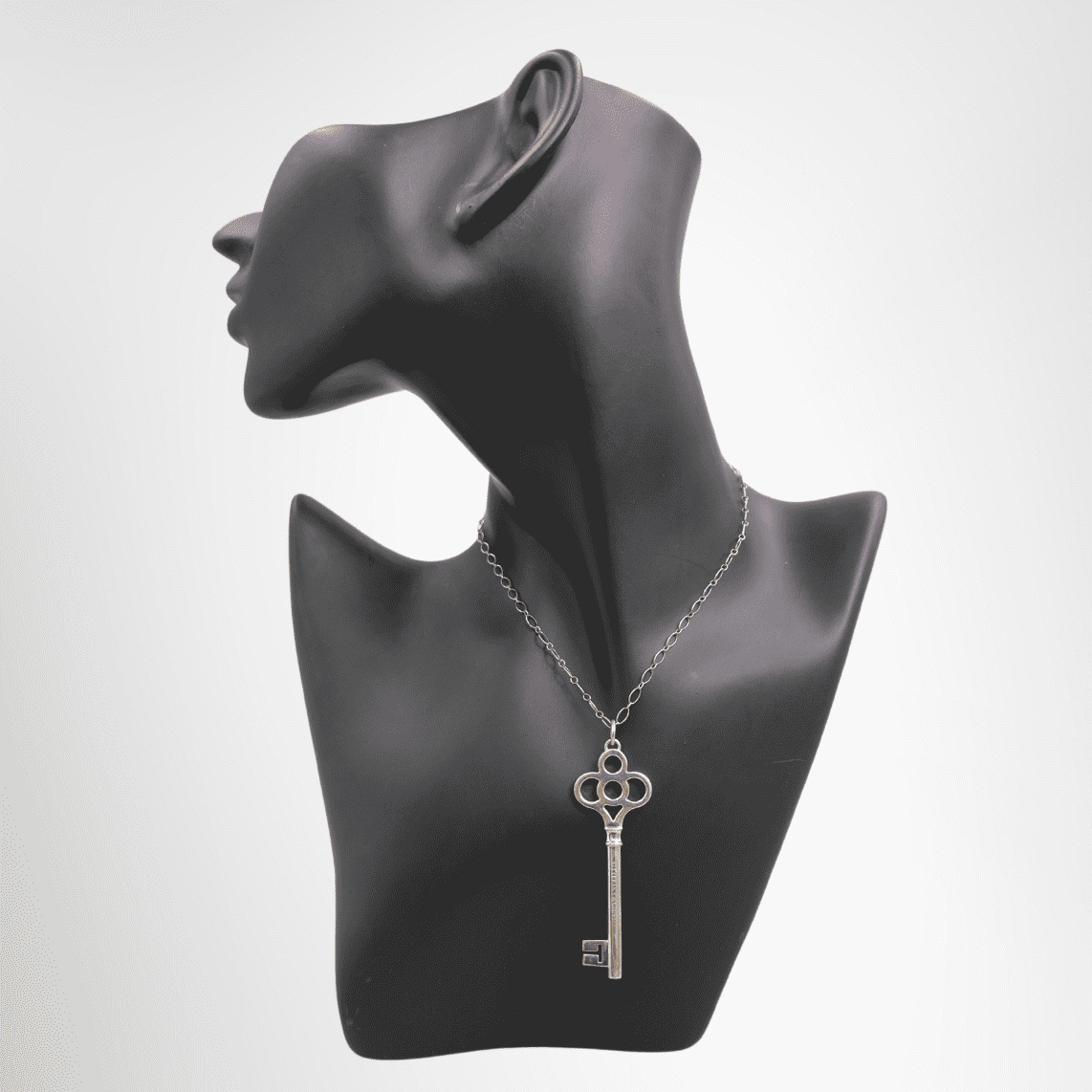 Tiffany & Co. Crown Key Pendant Necklace