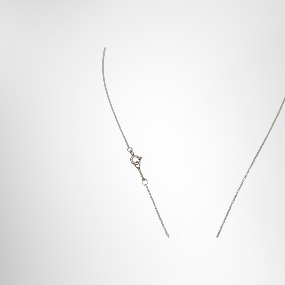 Tiffany & Co. Elsa Peretti Bean Pendant in Sterling Silver – Pre-Owned Luxury Jewellery – Antonio & Co – Lock View