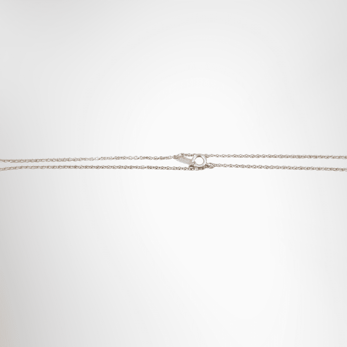 Tiffany & Co. Infinity Double Chain Pendant Necklace