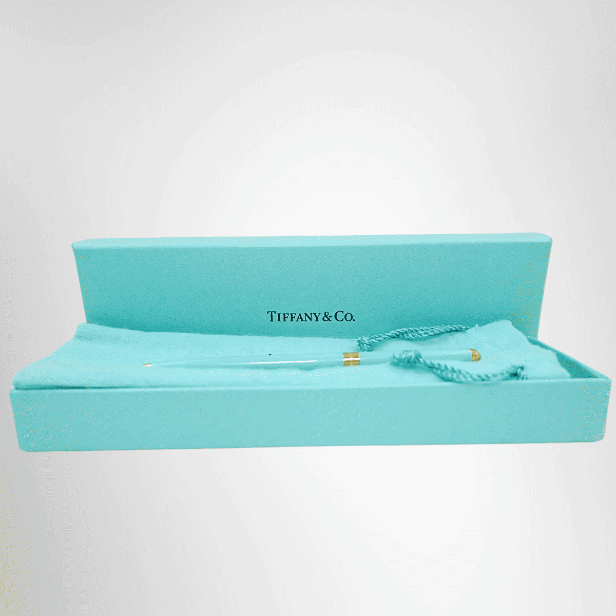 Tiffany & Co Blue Twist Ballpoint Purse Pen – Pre-Owned Luxury Accessories – Antonio & Co Accessory