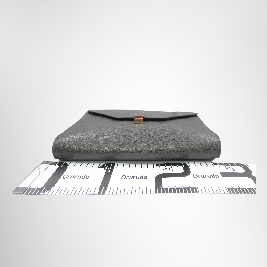 Valextra Iside Sling Shoulder Bag - Gray