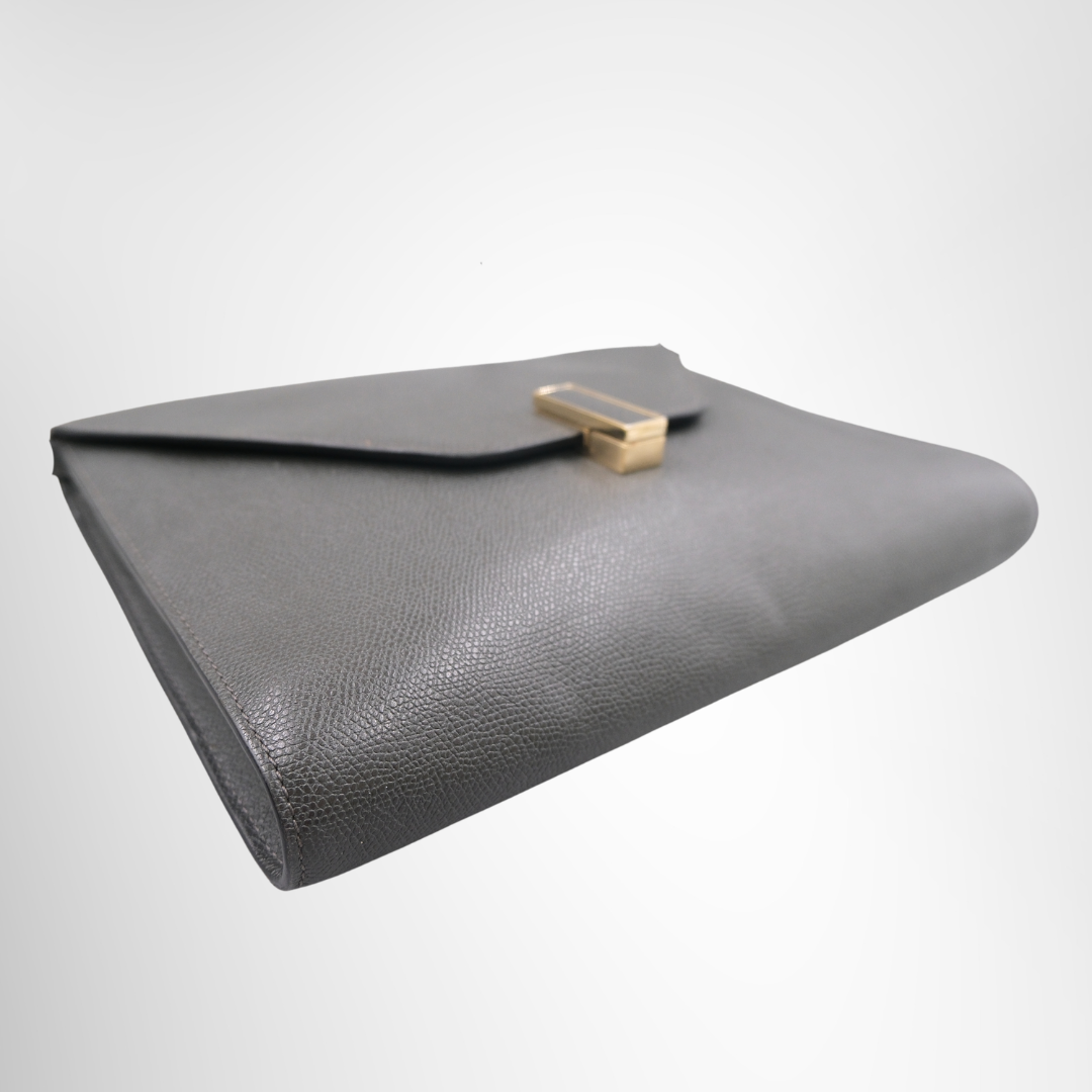 Valextra Iside Sling Shoulder Bag - Gray