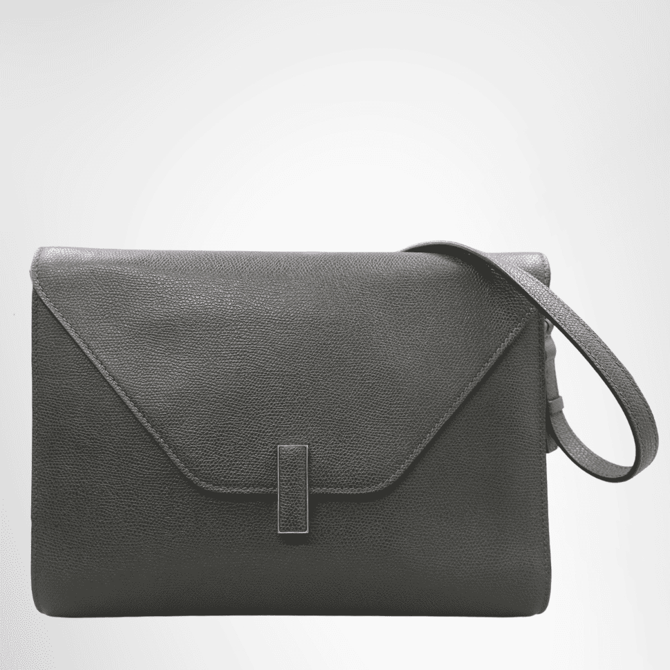 Valextra Iside Sling Shoulder Bag - Gray