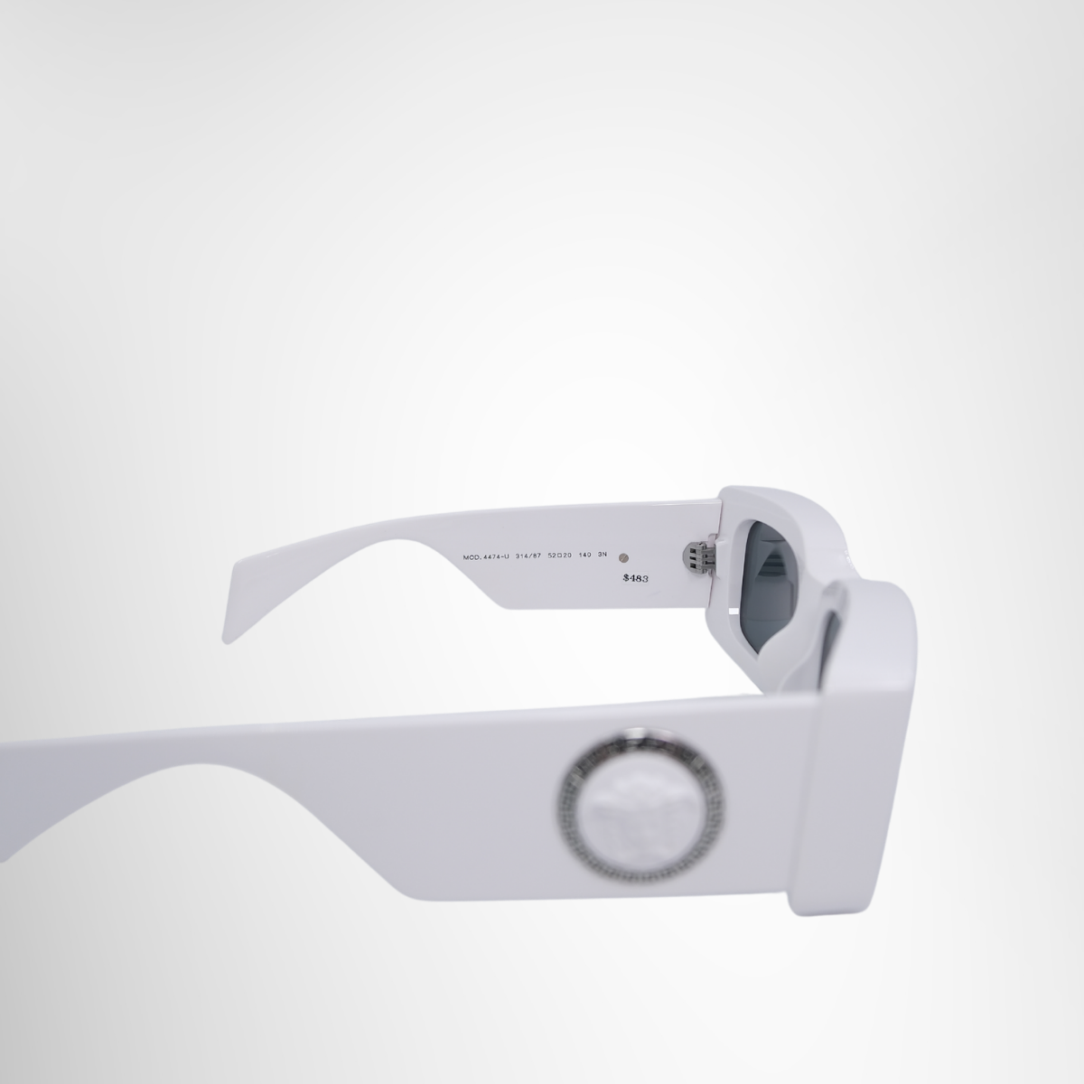 Versace Rectangle Frame Sunglasses – Pre-Owned Luxury Eyewear – Antonio & Co – Interior View 2