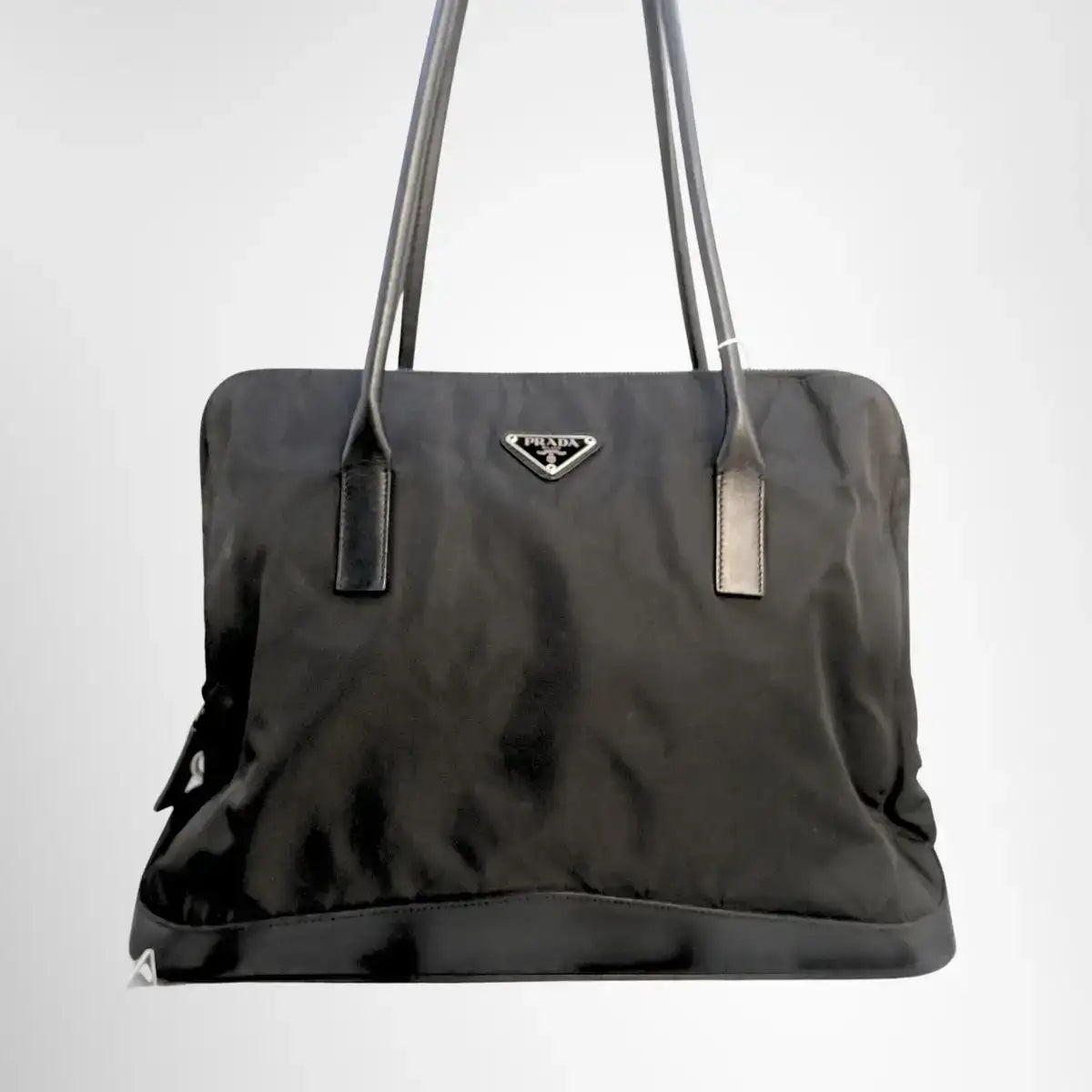 Prada Tessuto Nylon Shoulder Bag – Black