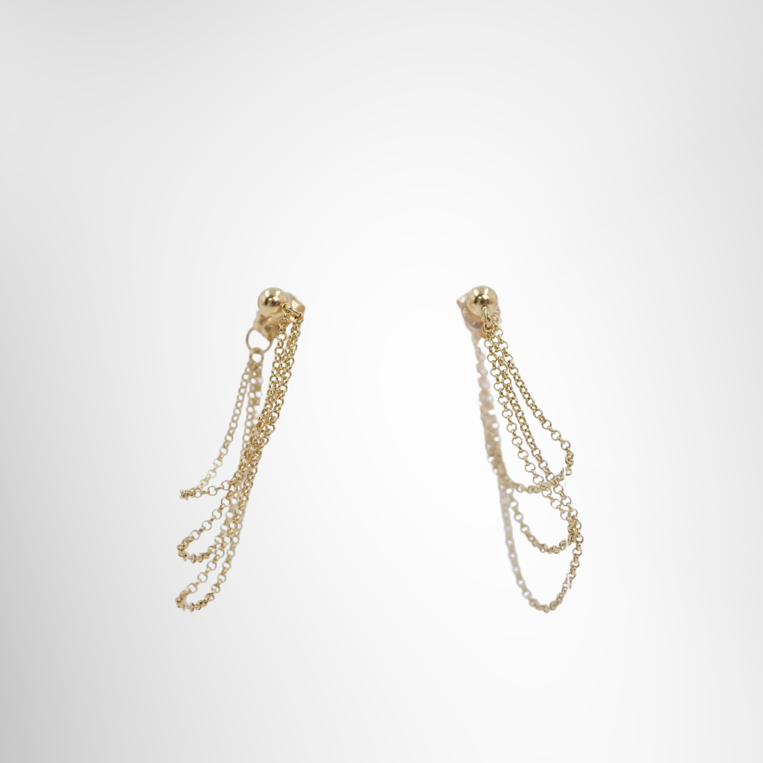 18K Gold Chain Earrings – Pre-Owned Luxury Accessories – Antonio & Co  Front Page