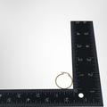 8K Gold Hoop Earrings – Pre-Owned Luxury Accessories – Antonio & Co Measurement View
