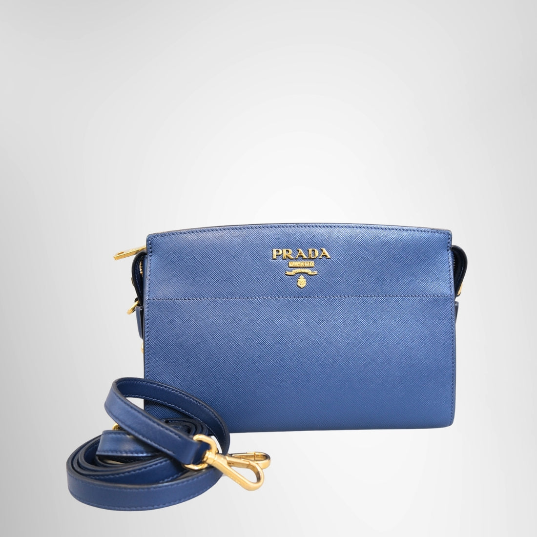 Saffiano and Soft Calf Shoulder Bag