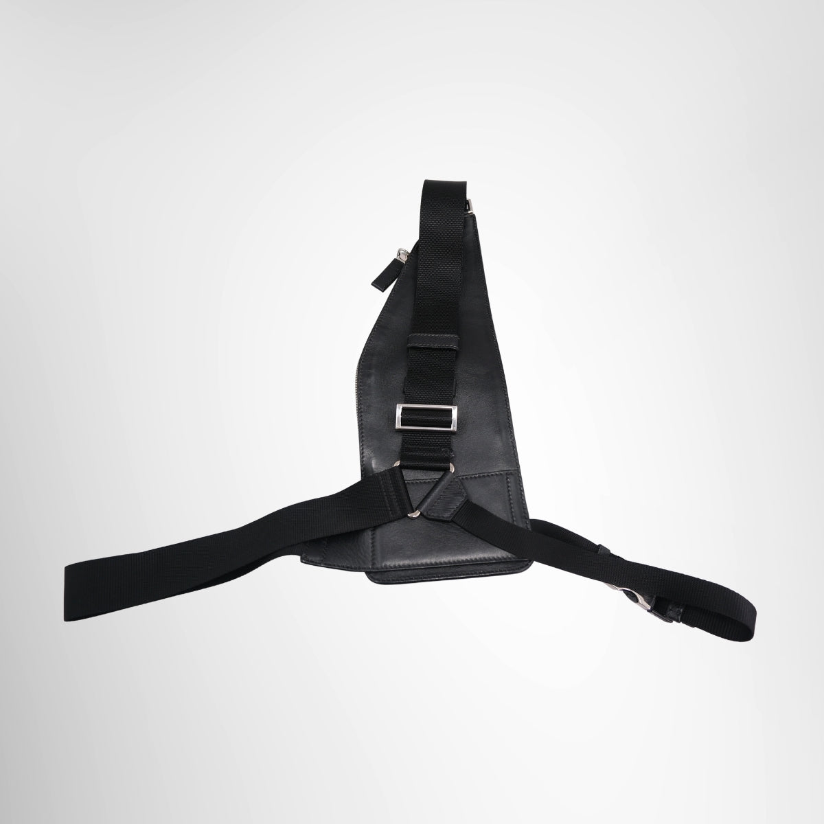 Prada Saffiano Leather Crossbody Sling Bag – Black