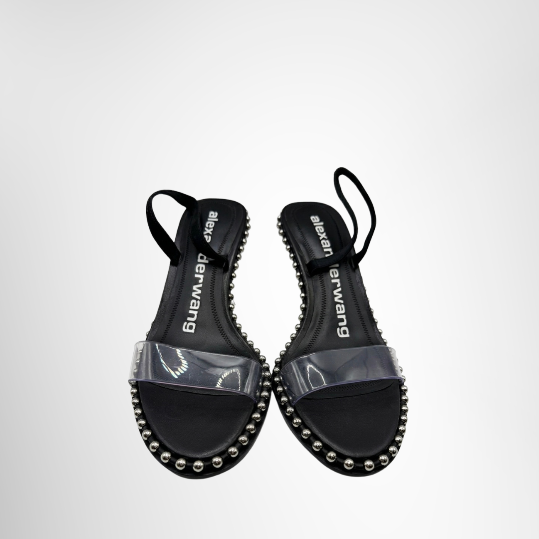 Alexander Wang Preowned Luxury Sandal Nova Slingback Sandal Front View