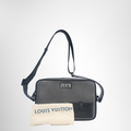 Antonio & Co Preowned Luxury Bag Alpha Messenger Bag Front View With Dust Bag