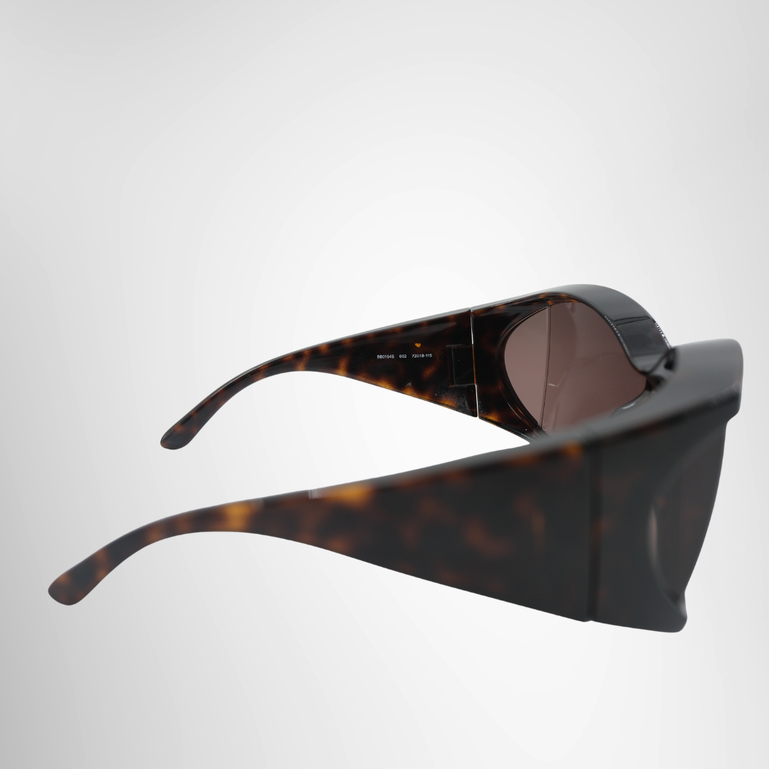 Balenciaga Havana Brown Cat-Eye Sunglasses