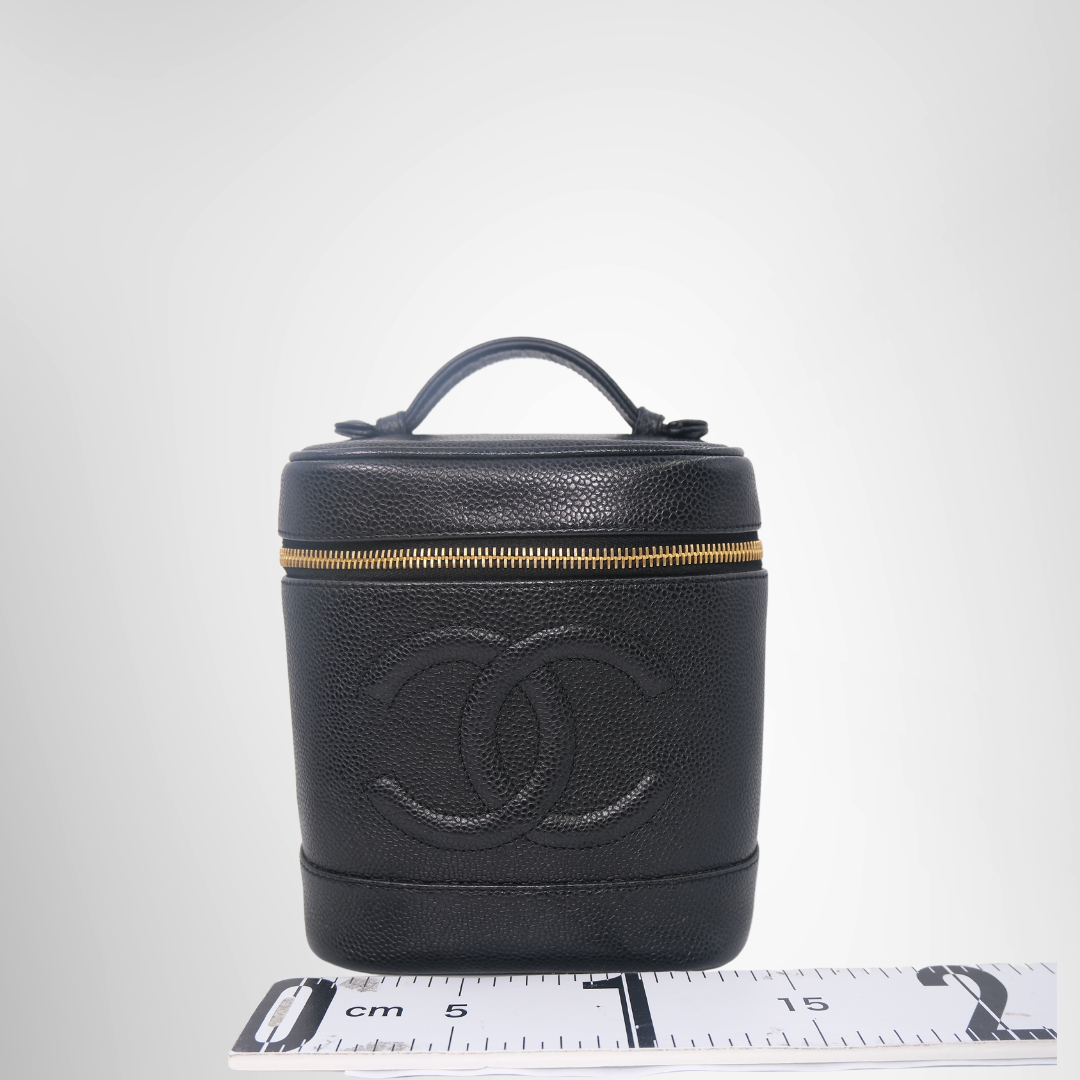 Coco Mark Caviar Vanity Bag