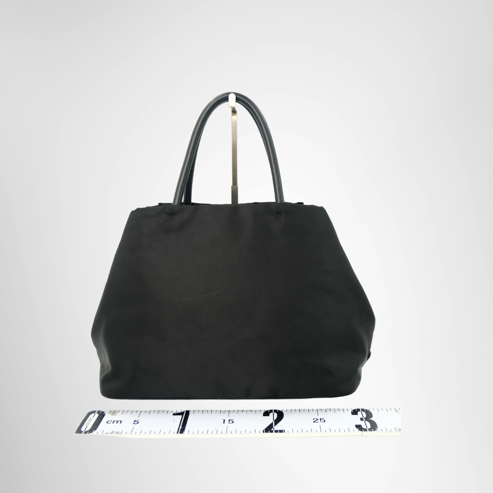 Tessuto Nylon Convertible Bow Handbag
