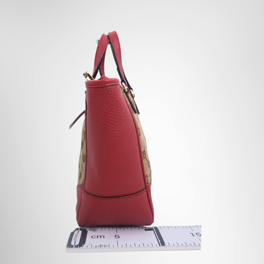 GG Canvas Bree Satchel