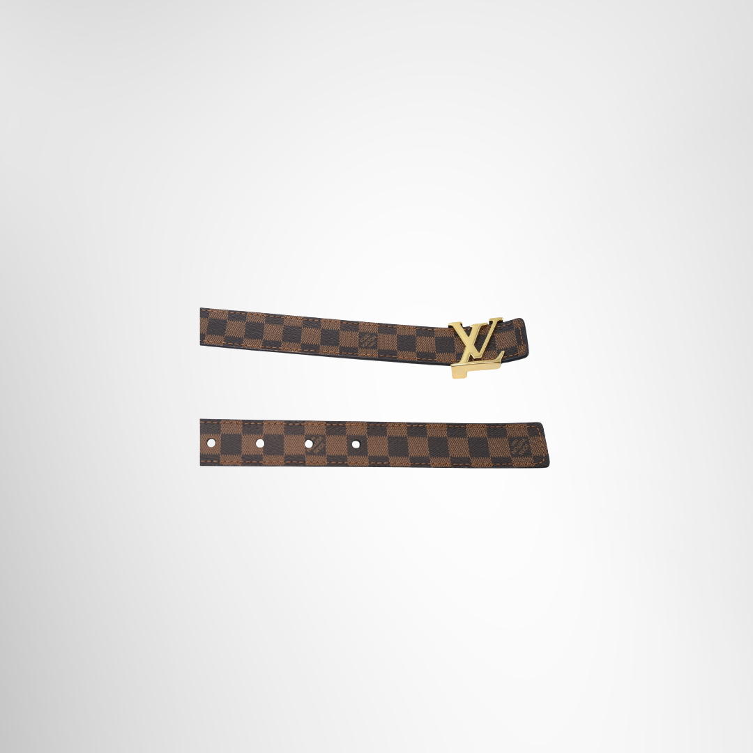 Damier Ebene Canvas Belt