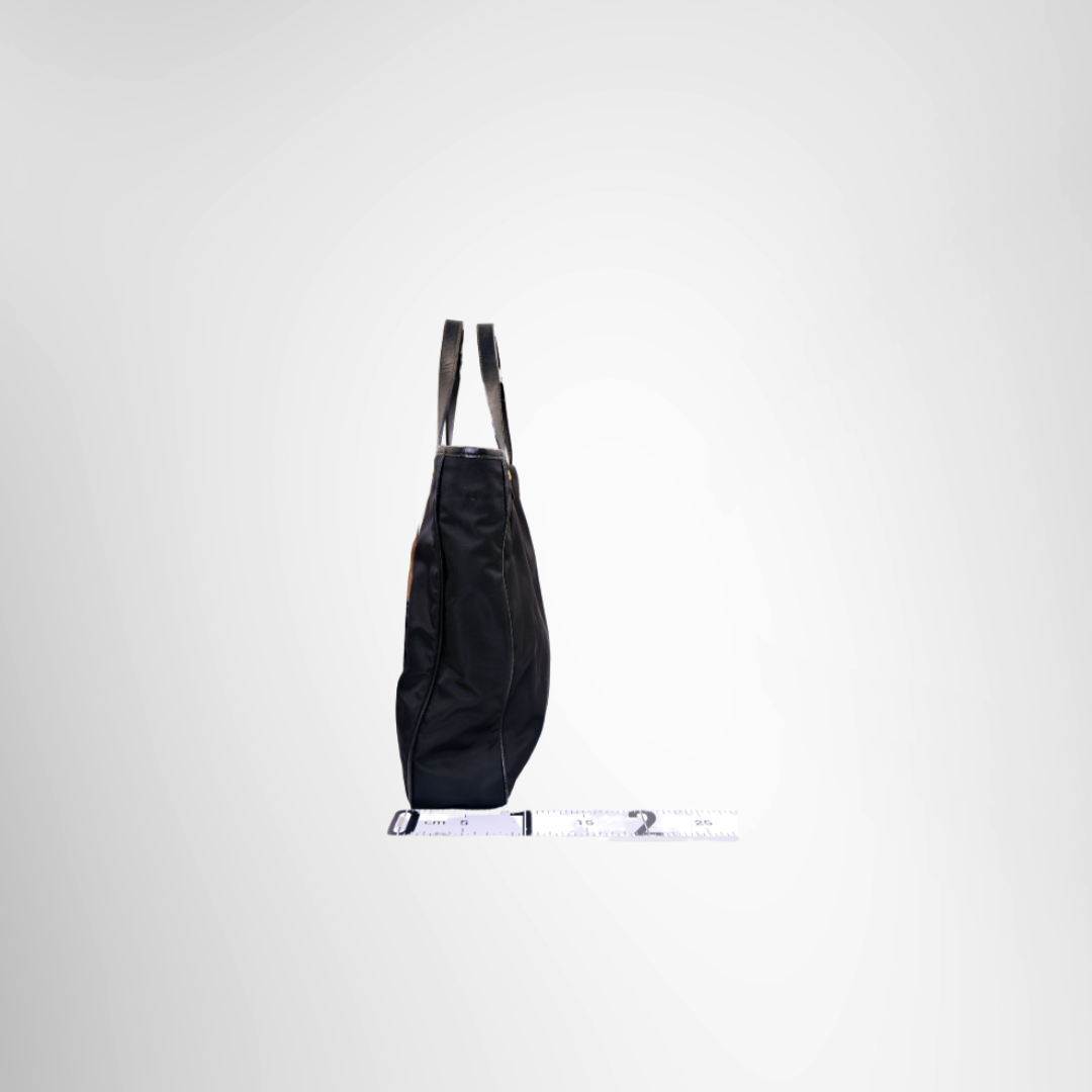 Tessuto Logo Oro Tote Bag