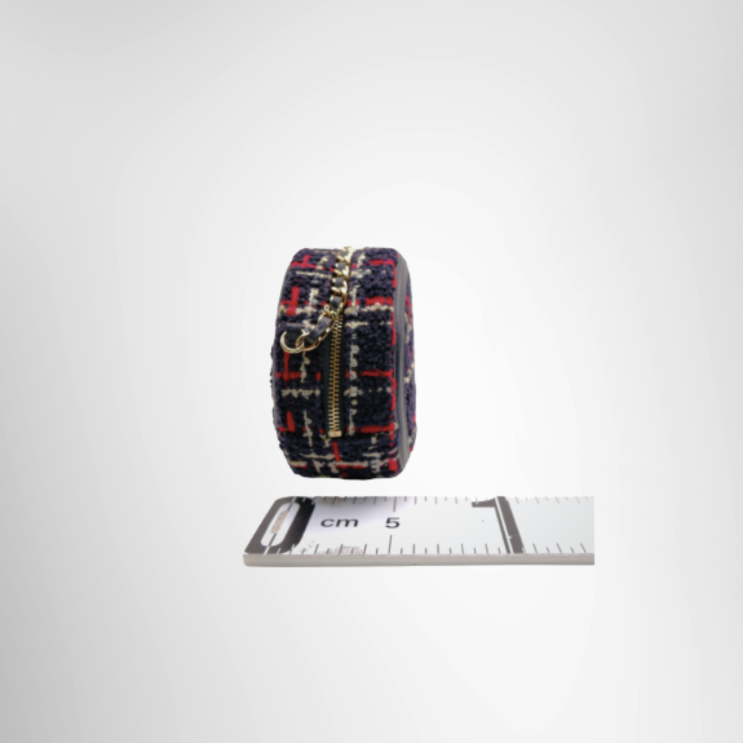 Tweed Round Bag