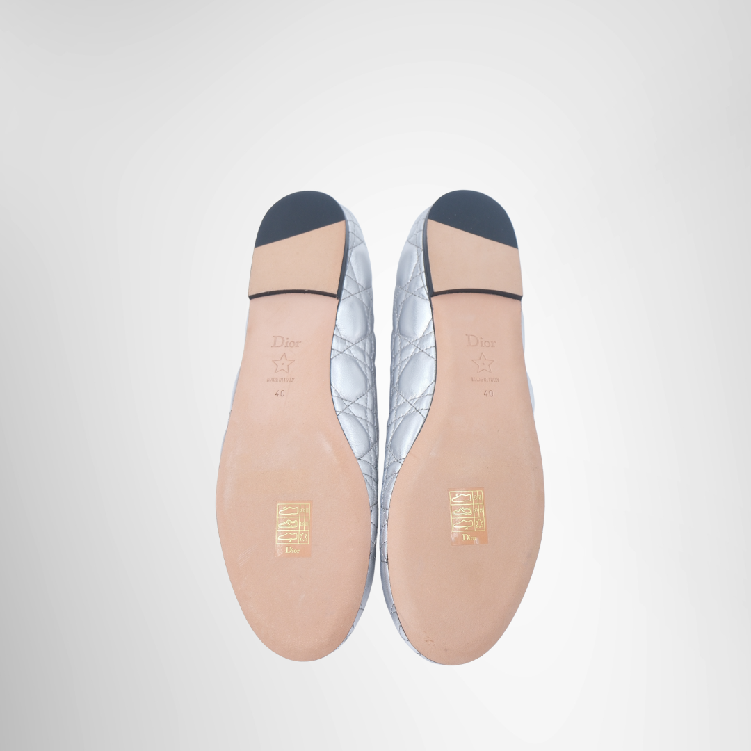 Ballet Flat Silver