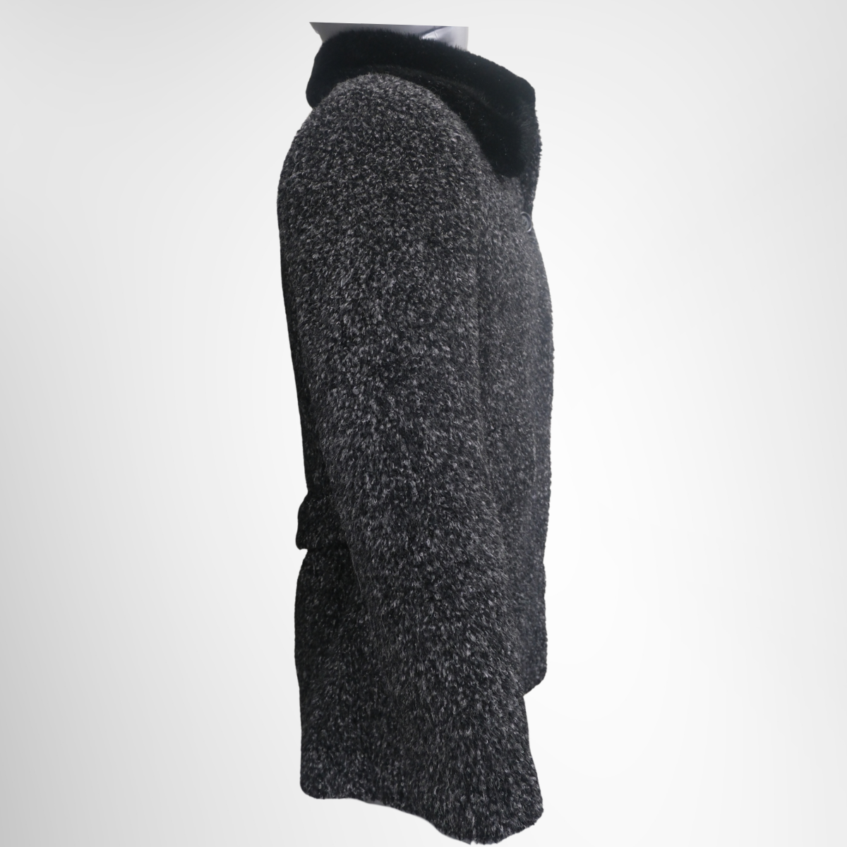 Balenciaga Tweed Coat – Pre-Owned Luxury Brand Apparel – Antonio & Co Side View 2