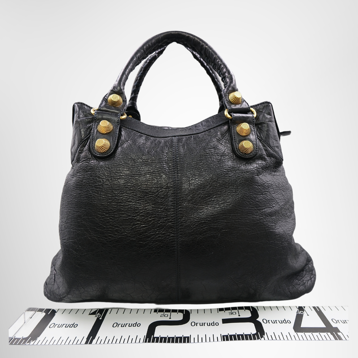 Balenciaga Giant 21 Gold City Bag - Black