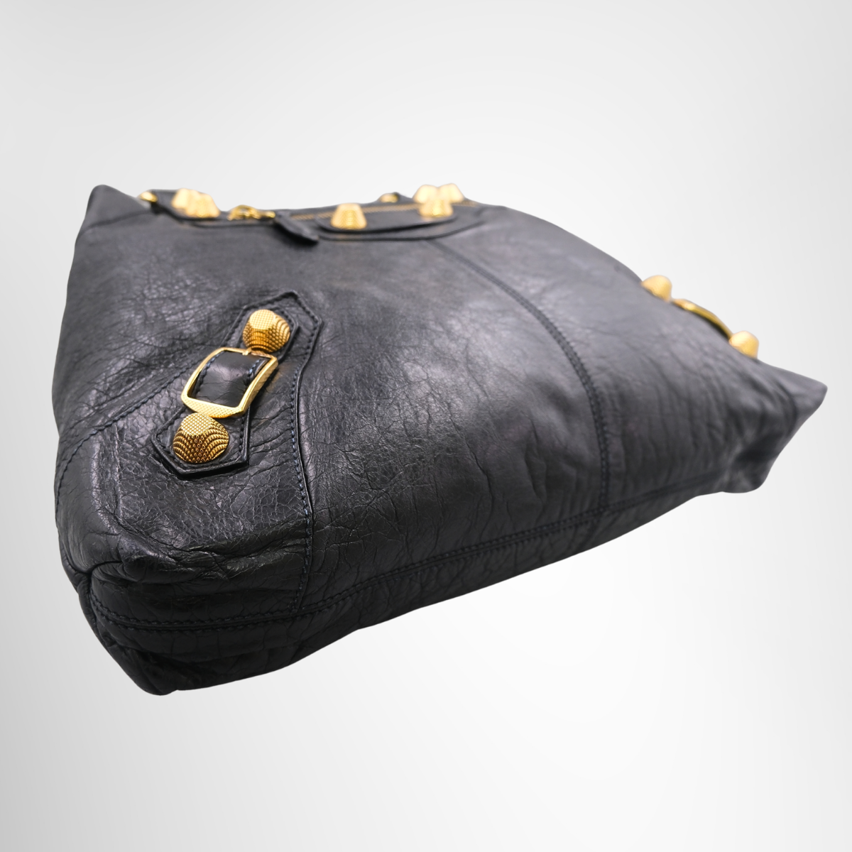 Balenciaga Giant 21 Gold City Bag - Black