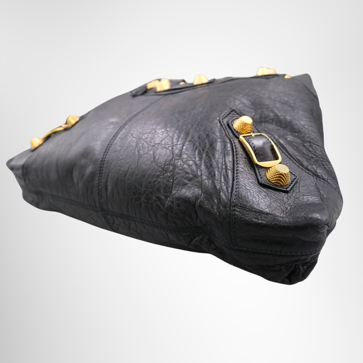 Balenciaga Giant 21 Gold City Bag - Black