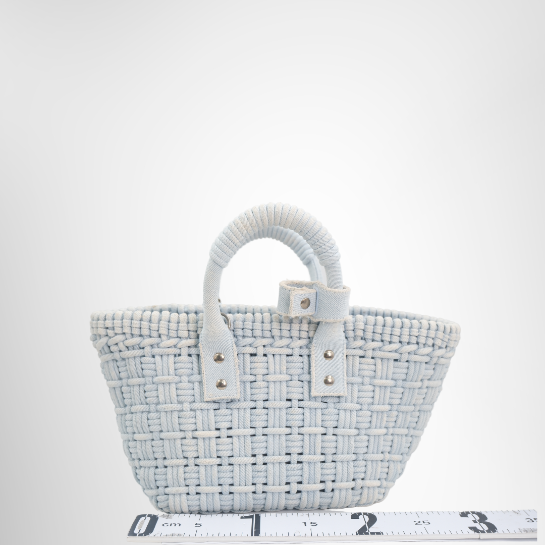 Balenciaga Preowned Luxury Bag Bistro Bucket Back View