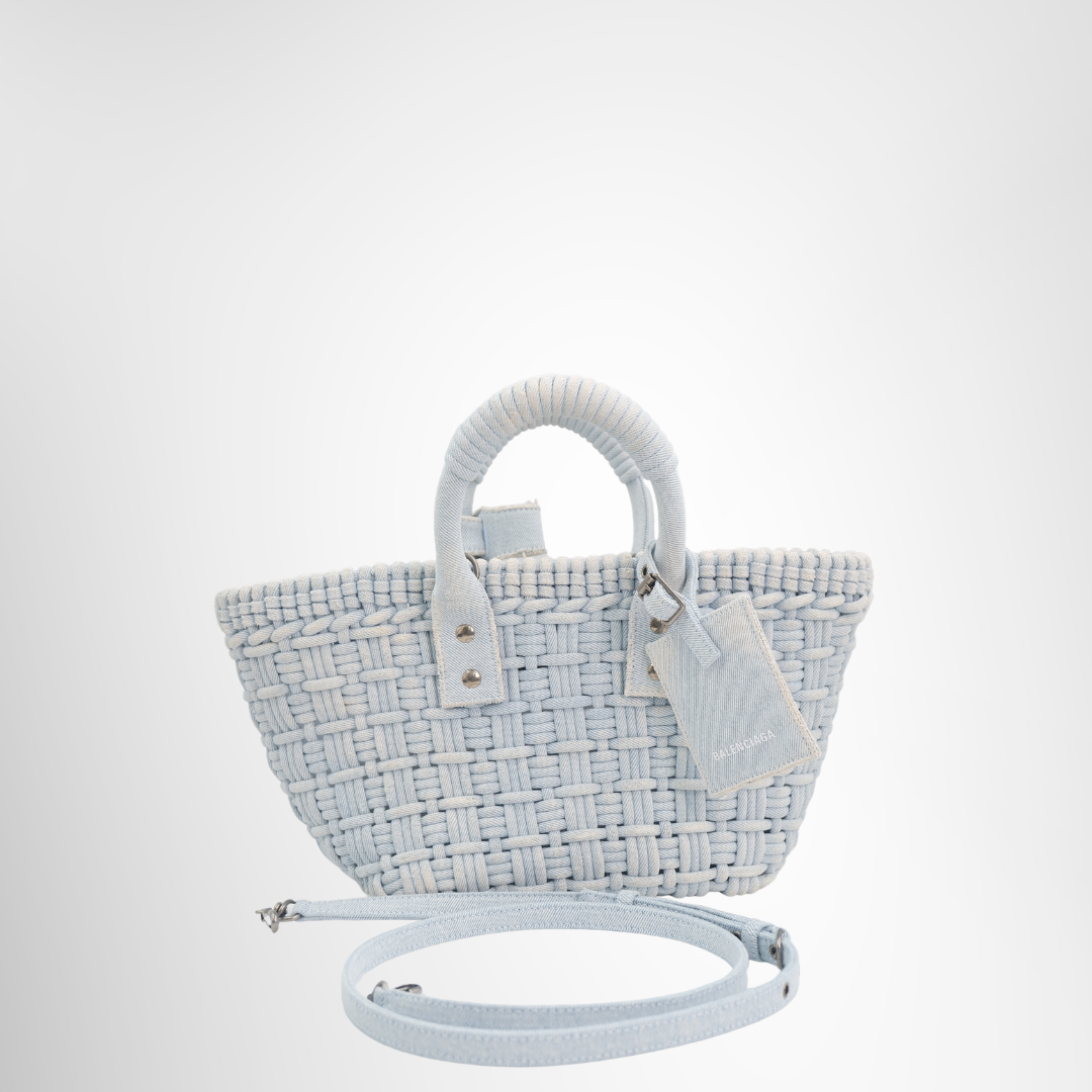 Balenciaga Preowned Luxury Bag Bistro Bucket Front View 2