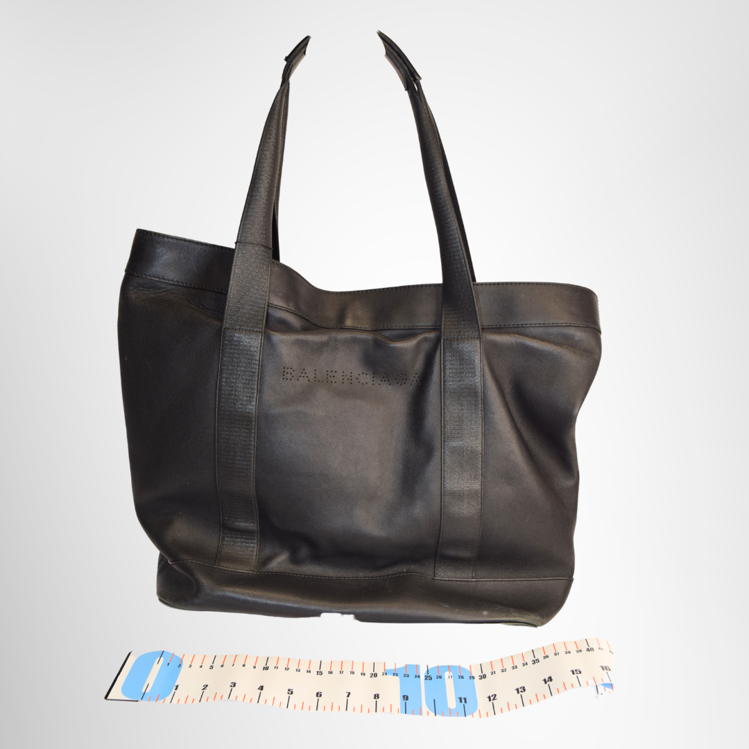 Balenciaga Preowned Luxury Bag Logo Detail Tote Bag Back View