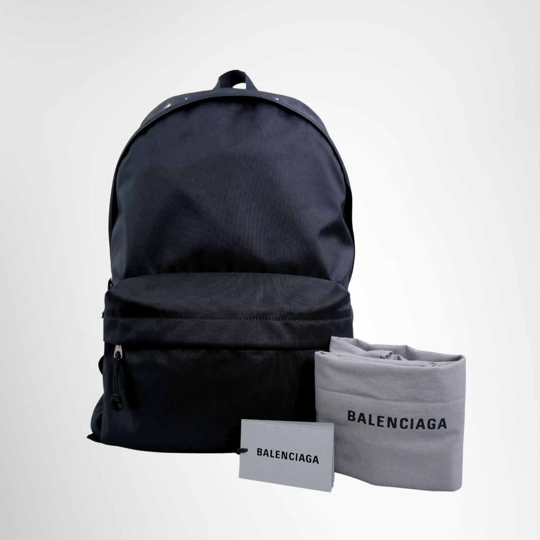 Logo Embroidered Canvas BackPack