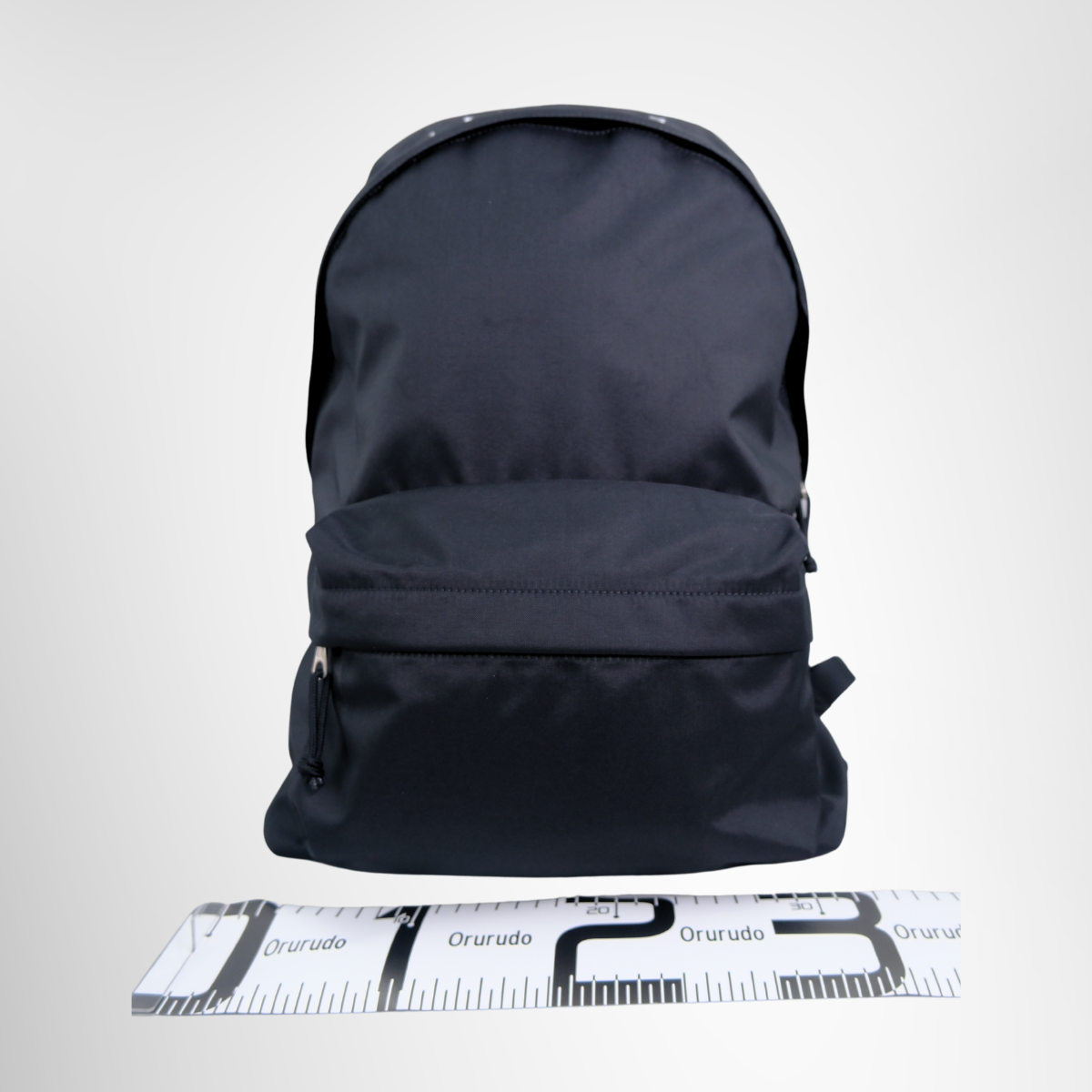 Balenciaga Logo Embroidered Canvas Backpack – Black