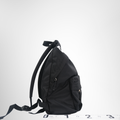 Balenciaga Preowned Luxury Bag Logo Embroidered Canvas BackPack Side View