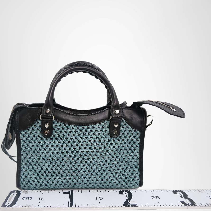 Balenciaga Preowned Luxury Bag Mini City Back View