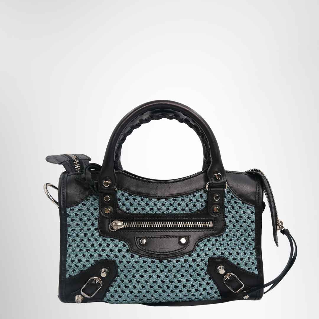 Balenciaga Preowned Luxury Bag Mini City Front View