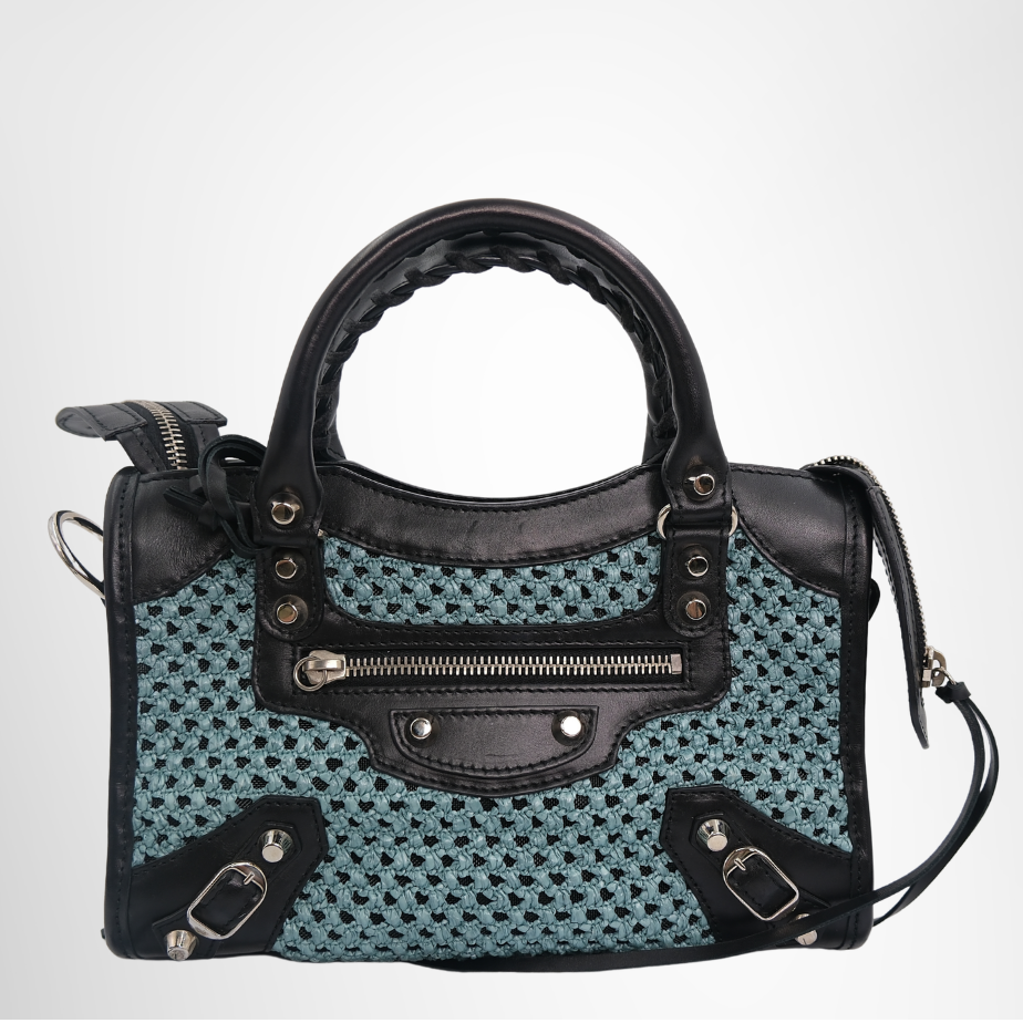 Balenciaga Preowned Luxury Bag Mini City Front View