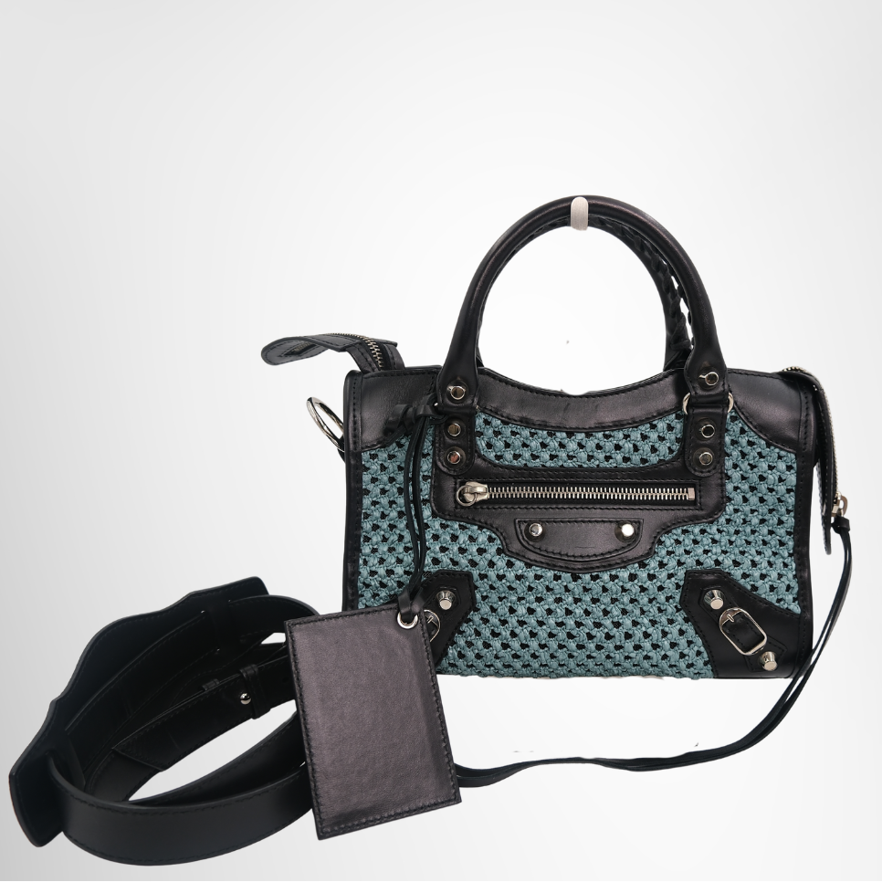 Balenciaga Preowned Luxury Bag Mini City Front View 2